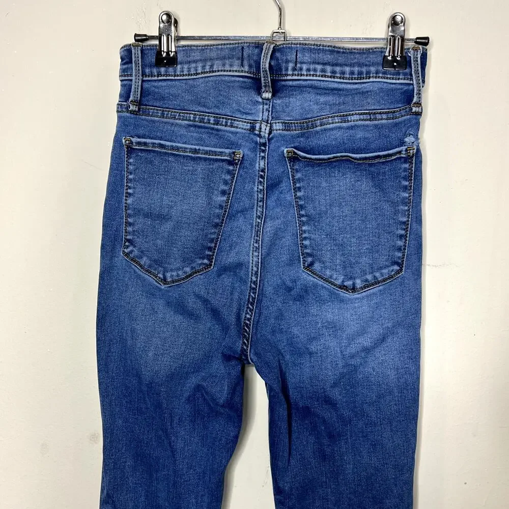 Abercrombie & Fitch Ultra High Rise Super‎ Skinny Ankle Denim Jeans Size 26/2R